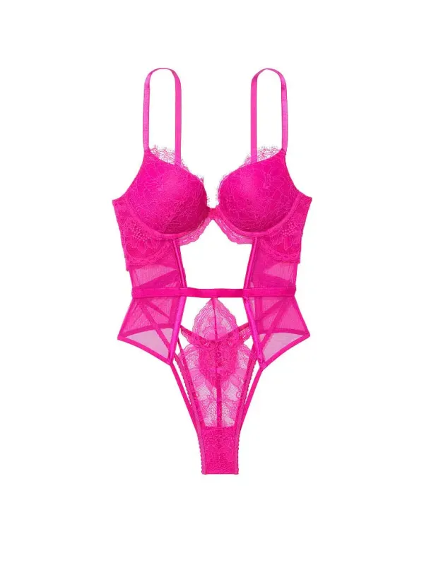 Мереживне боді пуш-ап Cutout Teddy Very Sexy Victoria's Secret