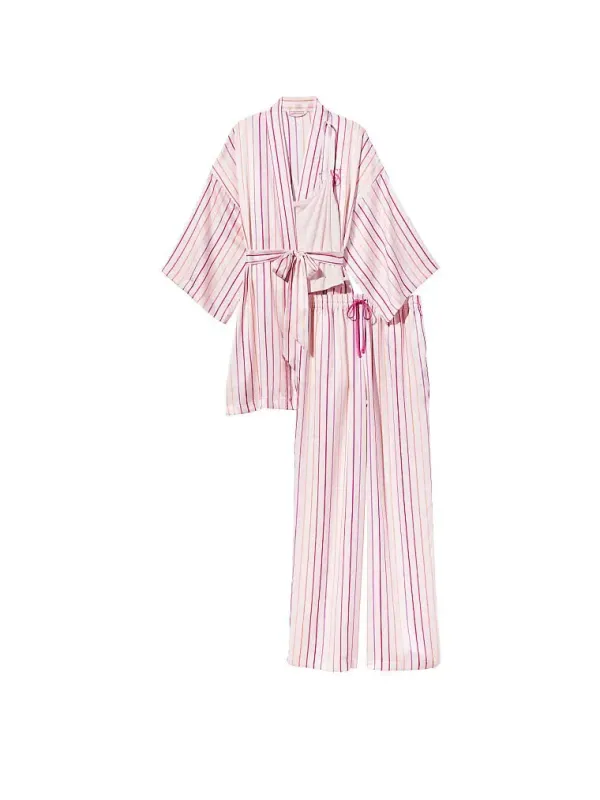 Атласний комплект для сну Satin 3-Piece PJ Set Victoria's Secret