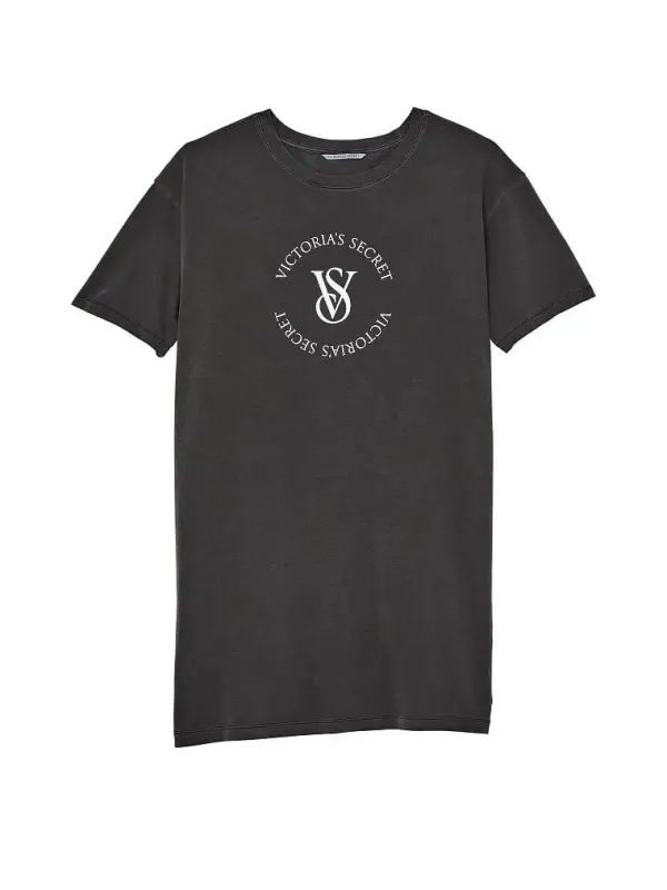 Бавовняна нічна сорочка Oversize Sleepshirt Victoria's Secret