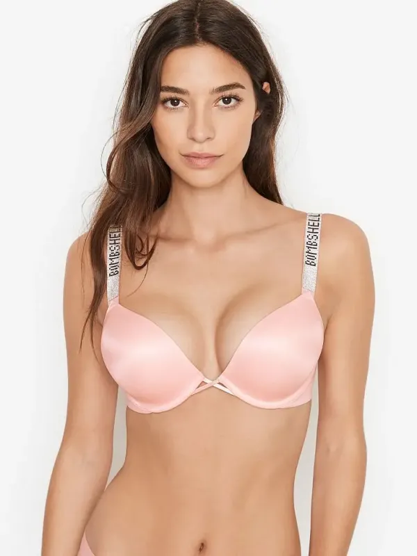 Комплект Бюстгальтер подвійний пуш-ап Shine Strap & Трусики Shine Strap Very Sexy Victoria's Secret