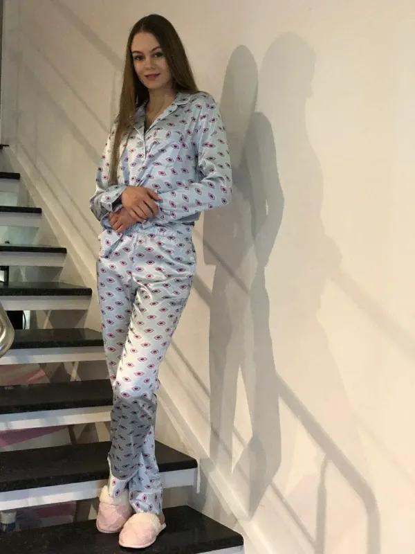 Атласна піжама з штанами Afterhours Victoria's Secret