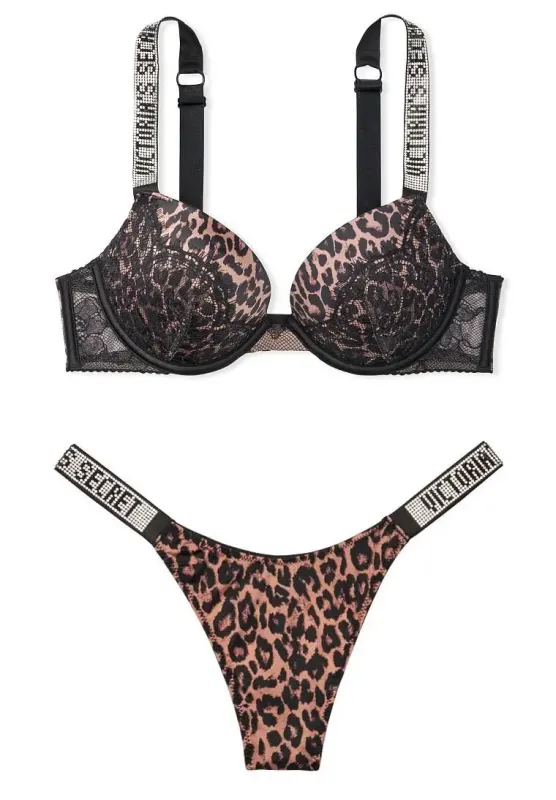 Комплект Бюстгальтер пуш-ап Shine Very Sexy & Трусики Shine Strap Very Sexy Victoria's Secret