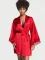 Атласний халат Lace Inset Robe Victoria's Secret