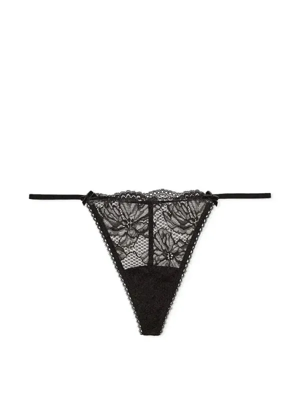 Мереживні трусики тонг V-string Victoria's Secret