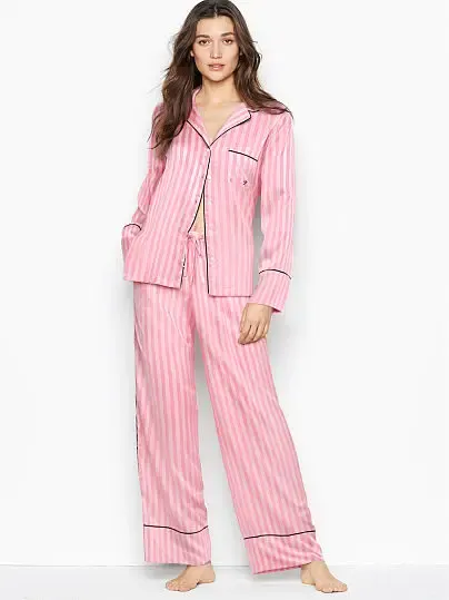 Атласна піжама з штанами Victoria's Secret