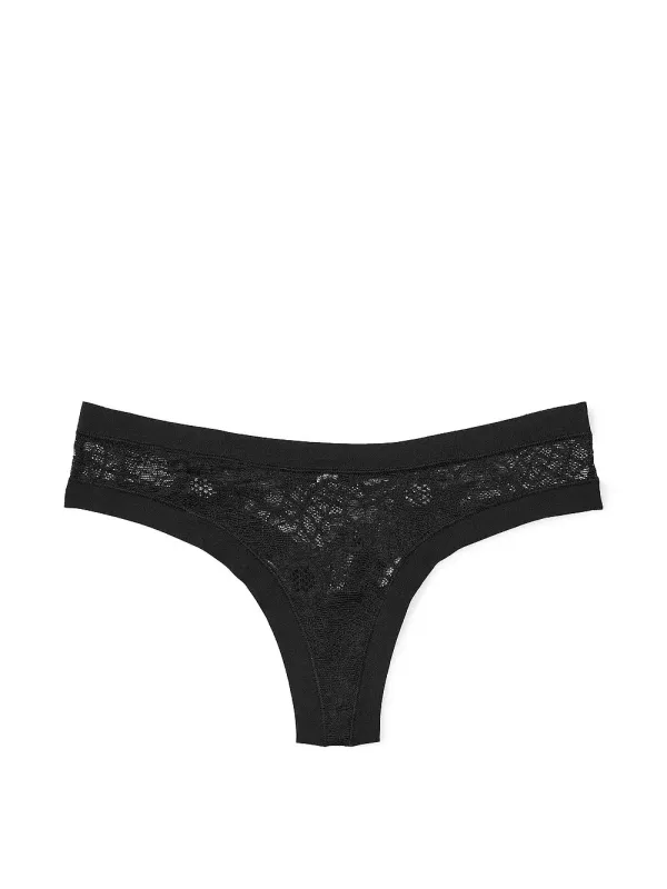 Трусики тонг No-Show Lace Victoria's Secret