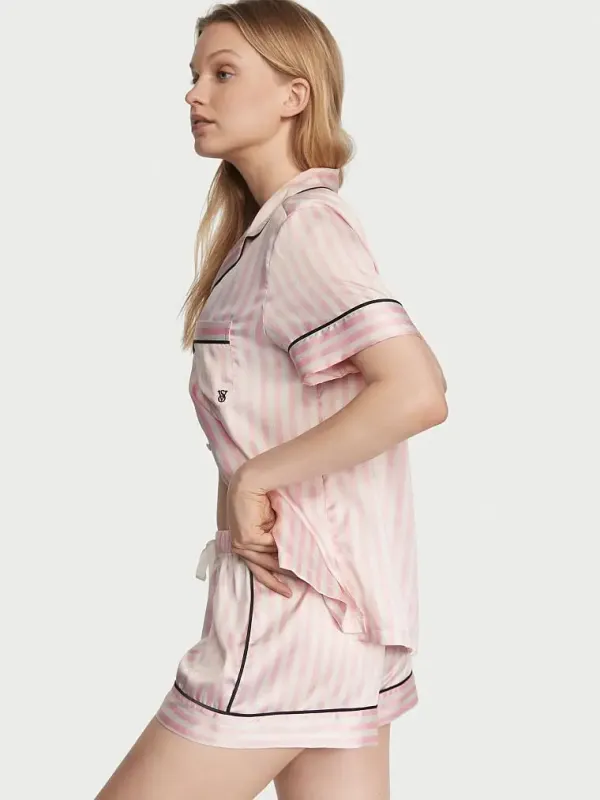 Атласна піжама з шортами Satin Short PjS Victoria's Secret