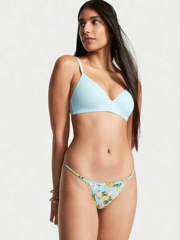 Трусики бікіні Satin Lace String Victoria's Secret