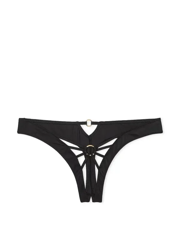 Трусики тонг Strappy Hardware Crotchless Very Sexy Victoria's Secret
