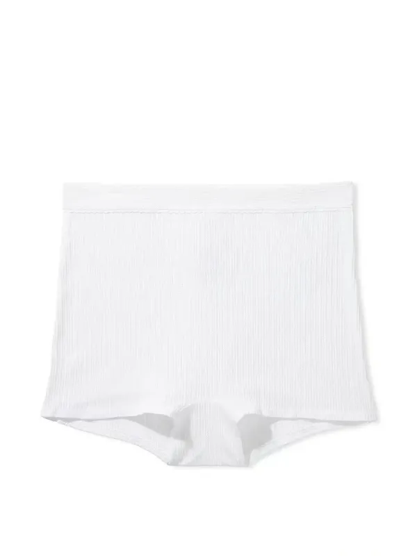 Бавовняні трусики шортики високої посадки Logo Cotton Victoria's Secret