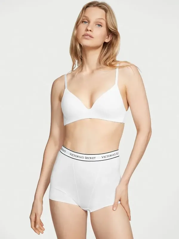 Трусики шортики Logo Waist Boyshort Victoria's Secret