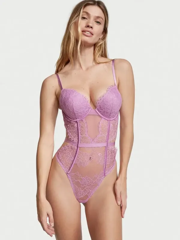 Мереживне боді подвійний пуш-ап Bombshell Teddy Very Sexy Victoria's Secret