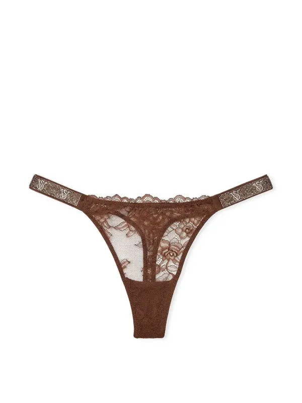 Мереживні трусики тонги Rose Lace VS Shine Very Sexy Victoria's Secret