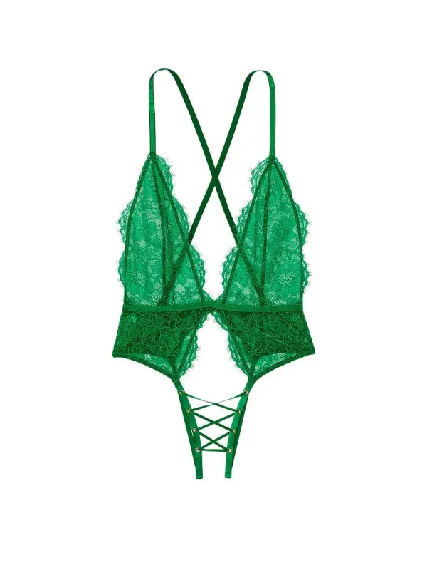 Мереживне боді Lacie Lace-Up Victoria's Secret