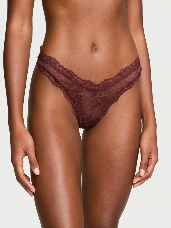 Трусики тонг Rose Lace Very Sexy Victoria's Secret