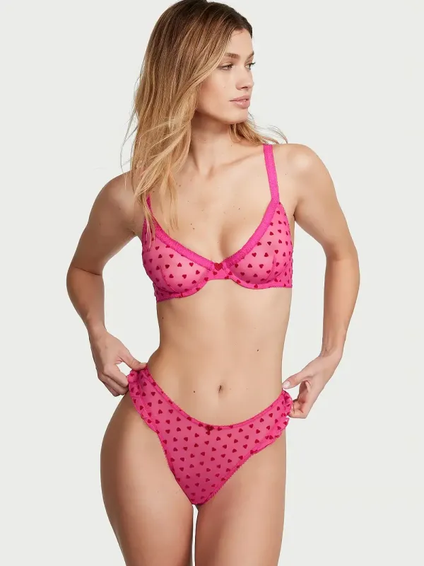 Бюстгалтер демі Unlined Hearts Tease Victoria's Secret