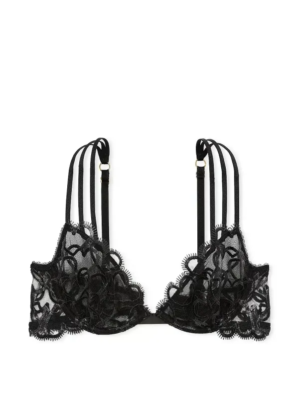 Комплект Бюстгальтер балконет & Трусики бікіні Shimmer Heart Embroidery Dream Angels Victoria's Secret