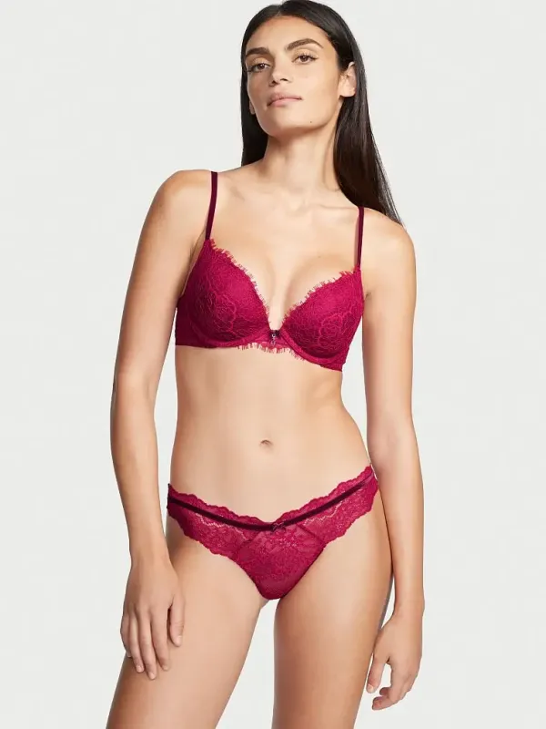 Трусики стрінги Lace & Velvet Shine Dream Angels Victoria's Secret