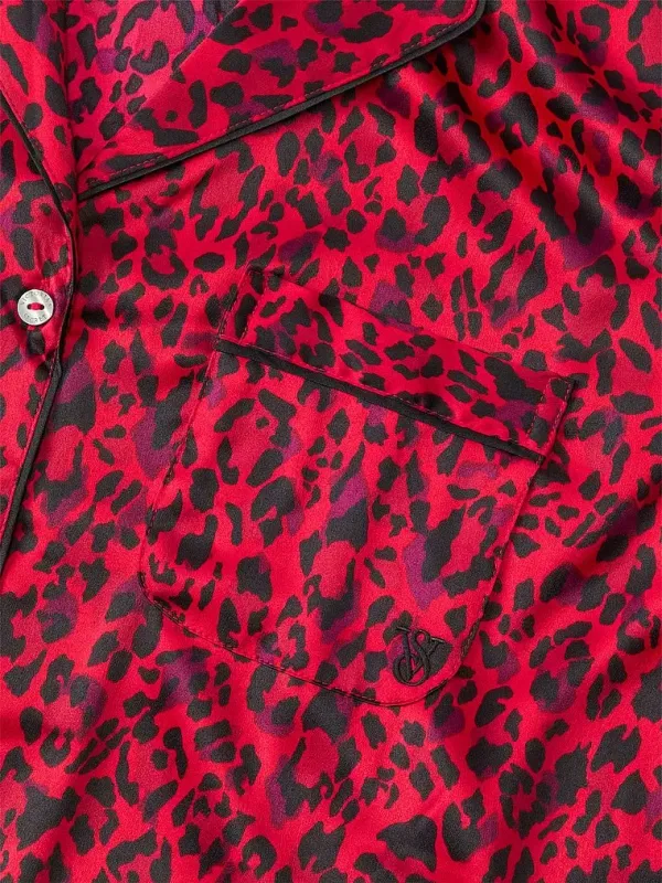 Атласна піжама з штанами Satin Long PJ Set Victoria's Secret