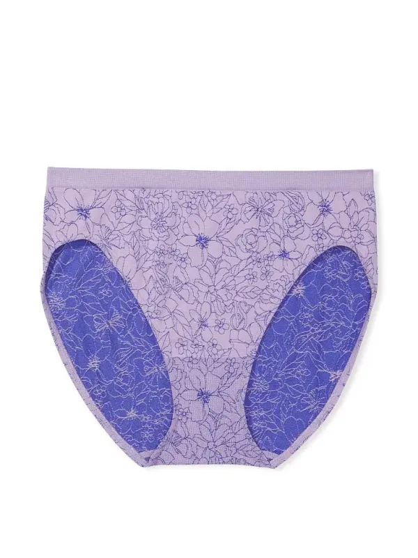 Безшовні трусики бріфи високої посадки Seamless Floral Victoria's Secret
