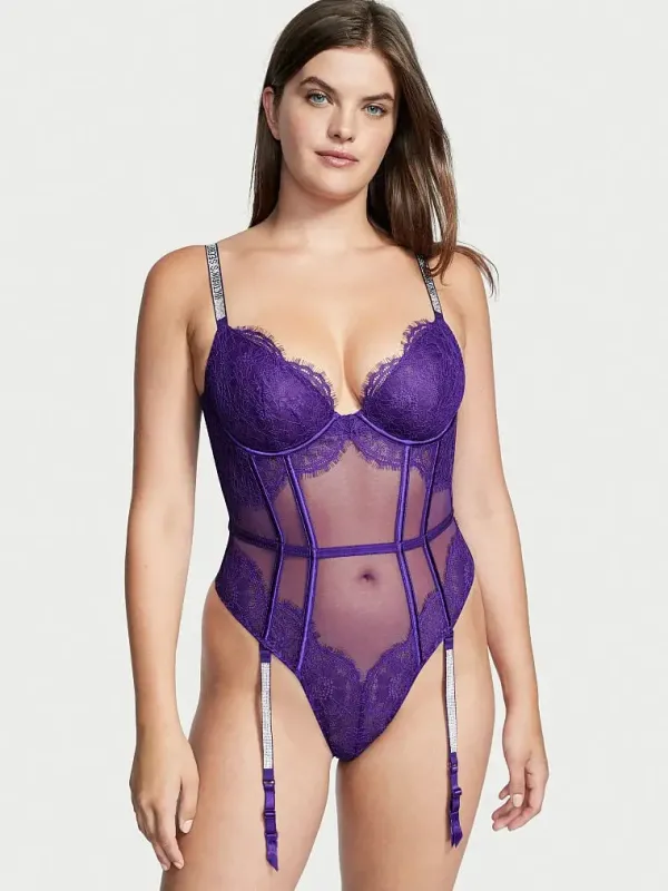Боді Shine Strap Teddy Bombshell Victoria's Secret
