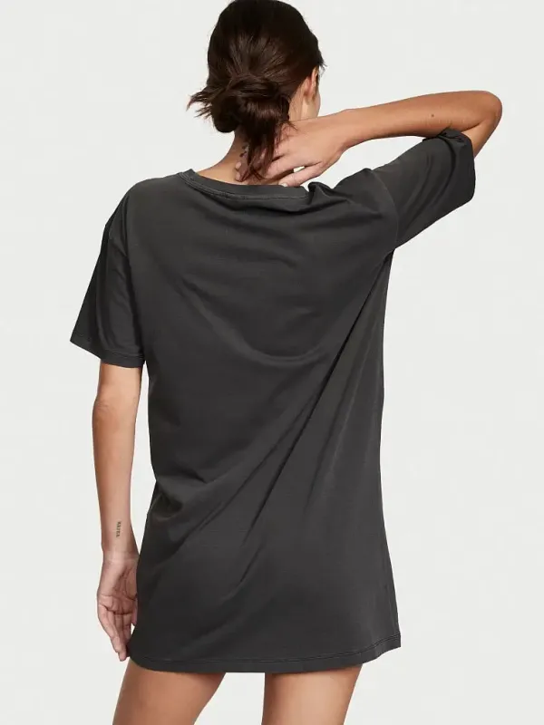 Бавовняна нічна сорочка Oversize Sleepshirt Victoria's Secret