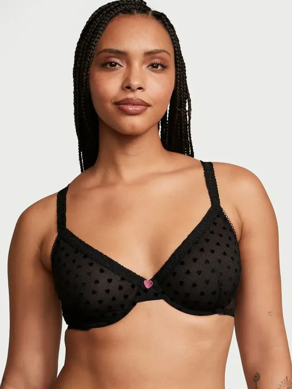 Бюстгалтер демі Unlined Hearts Tease Victoria's Secret