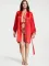 Атласний халат Lace Inset Robe Victoria's Secret