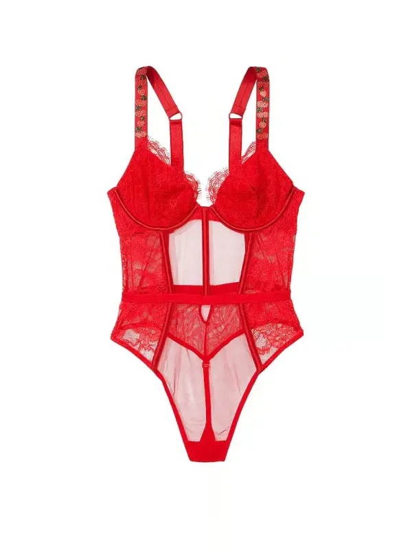 Боді з чашечками Shine Cherry Teddy Very Sexy Victoria's Secret