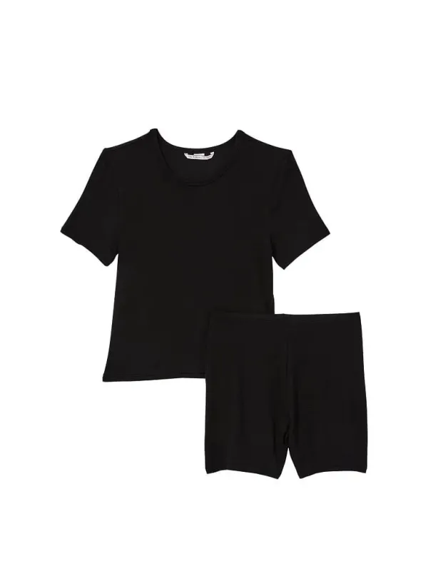 Комплект із шортиками Ribbed Modal Tee & Short Set Victoria's Secret