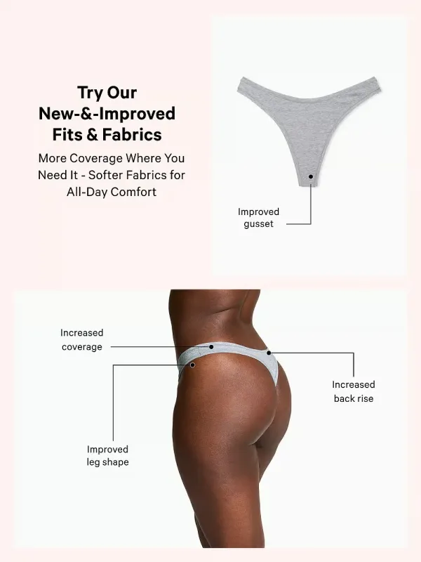 Трусики тонги Logo Patch Victoria's Secret