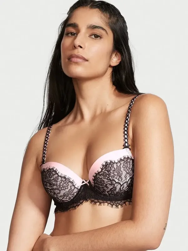 Бюстгальтер демі Lightly-Lined Ribbon Slot Dream Angels Victoria's Secret