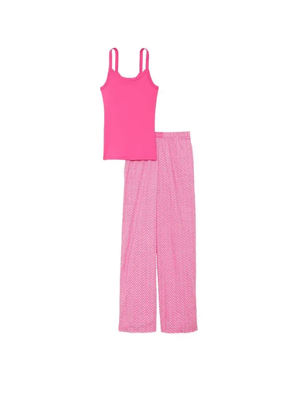 Бавовняна піжама з штанами Tank Tee-jama Set Victoria's Secret