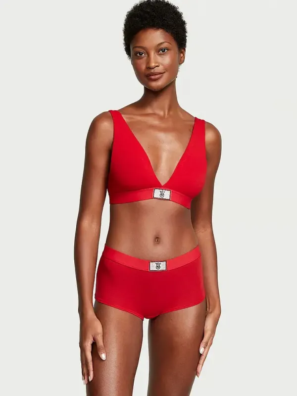 Бавовняний бюстгальтер без кісточок Shine Lounge Bra Victoria's Secret