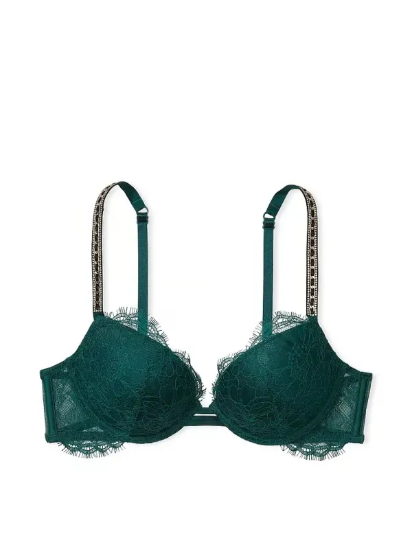 Мереживний комплект Бюстгальтер пуш-ап & Трусики бразиліани Shine Very Sexy Victoria's Secret