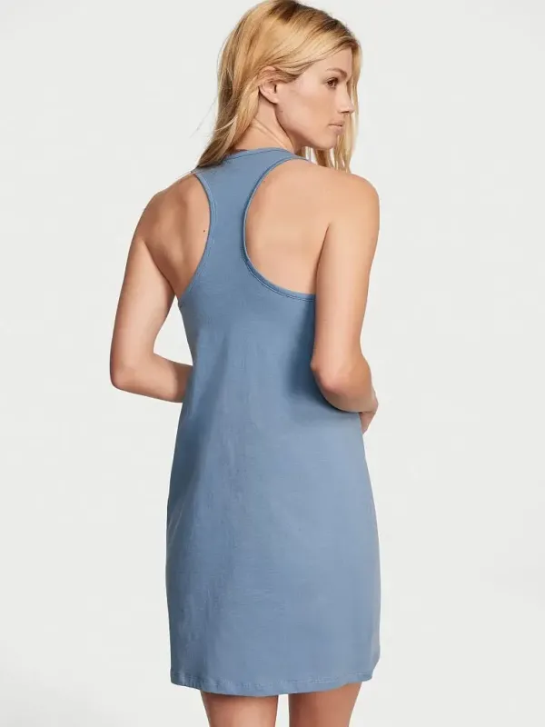 Бавовняна нічна сорочка Racerback Tank Sleepshirt Victoria's Secret