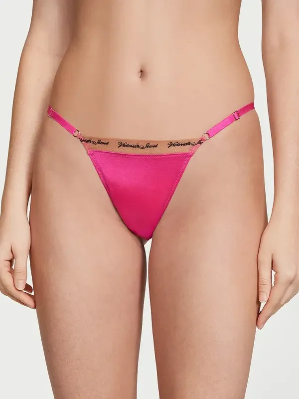 Трусики тонги Strappy Logo Very Sexy Victoria's Secret