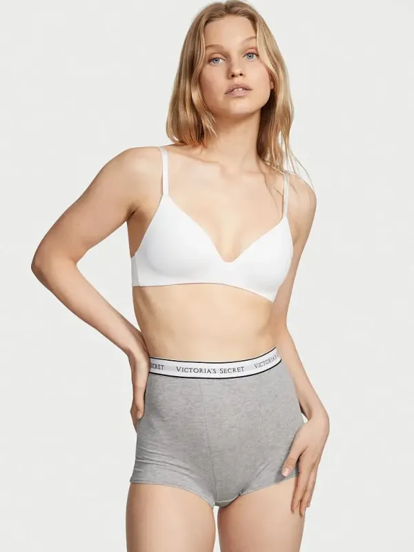 Трусики шортики Logo Waist Boyshort Victoria's Secret