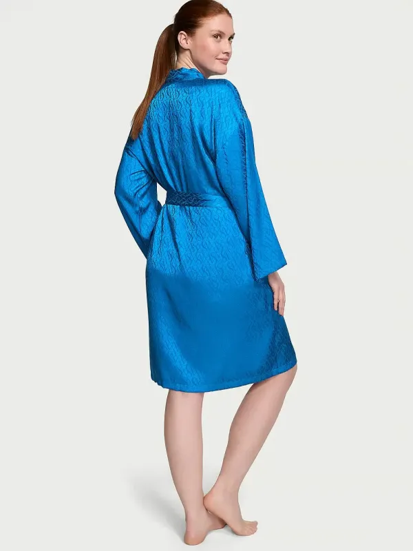 Атласний халат Icon Satin Midi Robe Victoria's Secret