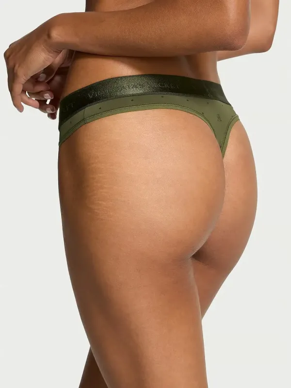 Трусики тонги Micro Logo Victoria's Secret