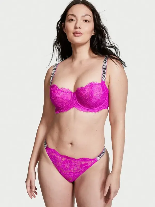 Комплект Мереживний бюстгальтер Wicked & Трусики тонг Shine Very Sexy Victoria's Secret