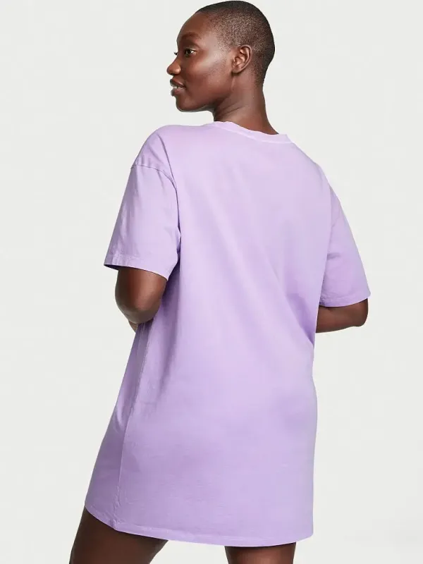 Бавовняна нічна сорочка Oversize Sleepshirt Victoria's Secret