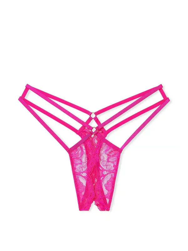 Мереживні трусики тонг Crotchless Very Sexy Victoria's Secret