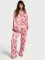 Атласна піжама з штанами Glazed Satin Long PJ Set Victoria's Secret