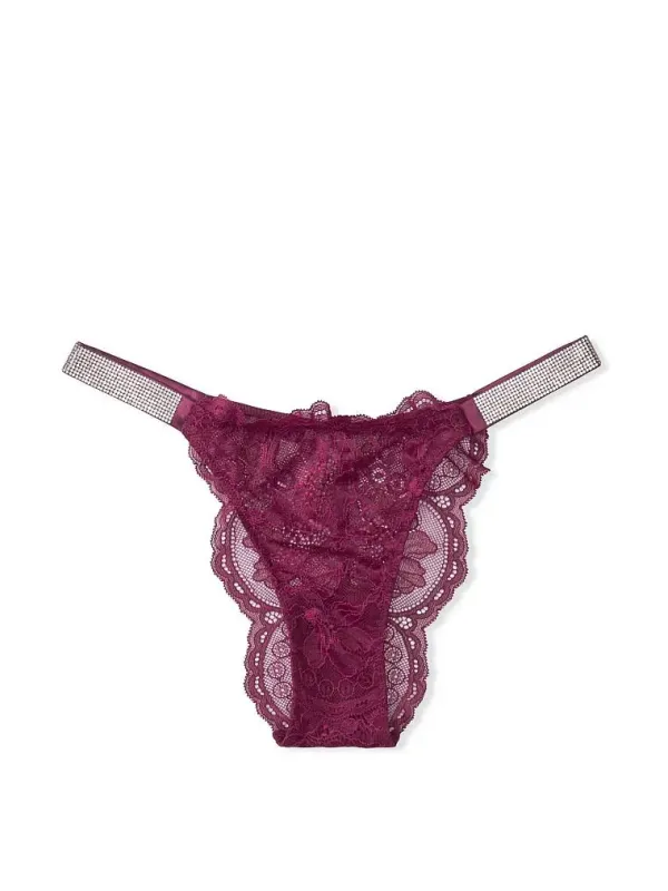Мереживні трусики бразиліан зі стразами Shine Very Sexy Victoria's Secret
