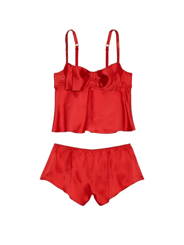 Комплект для сну Bow-Topped Satin Cami Set Victoria's Secret