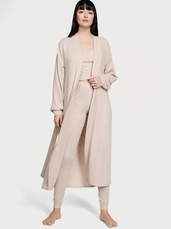 Комплект халат з піжамою Glow Waffle 3-Piece PjSet Victoria's Secret