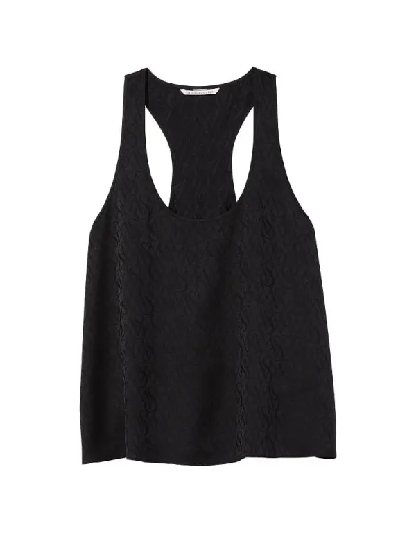 Атласний комплект для сну Racerback Tank Pajama Set Victoria's Secret