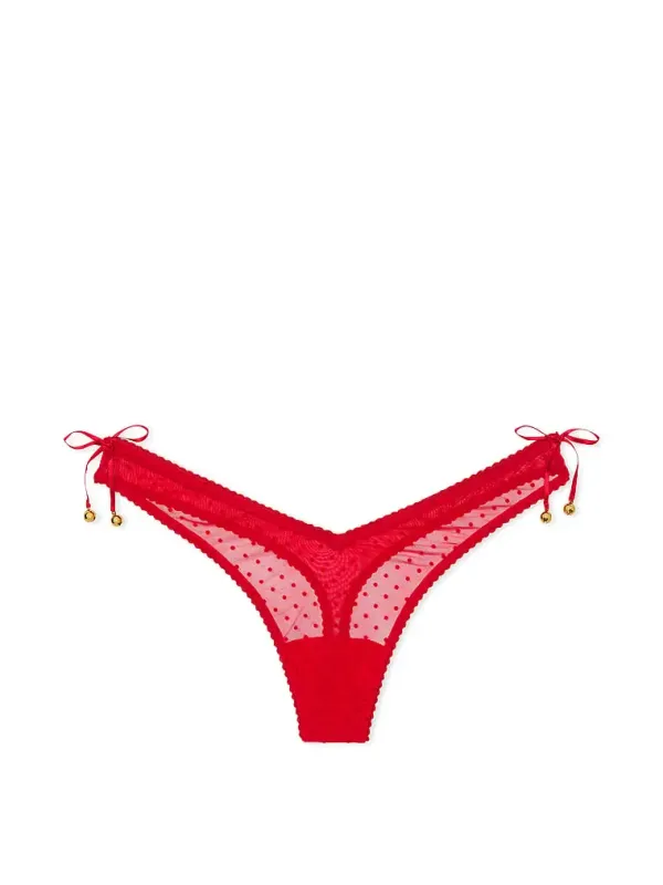Трусики тонг Jingle Bells Mesh Very Sexy Victoria's Secret