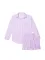 Бавовняна піжама з шортами Long-Sleeve Short PJ Set Victoria's Secret